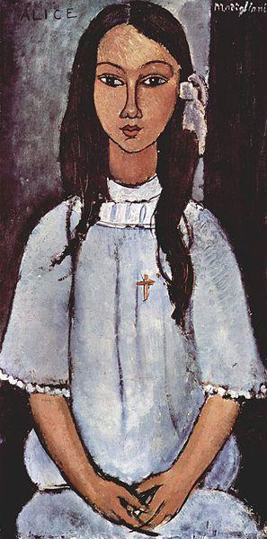 Amedeo Modigliani Alice oil painting image